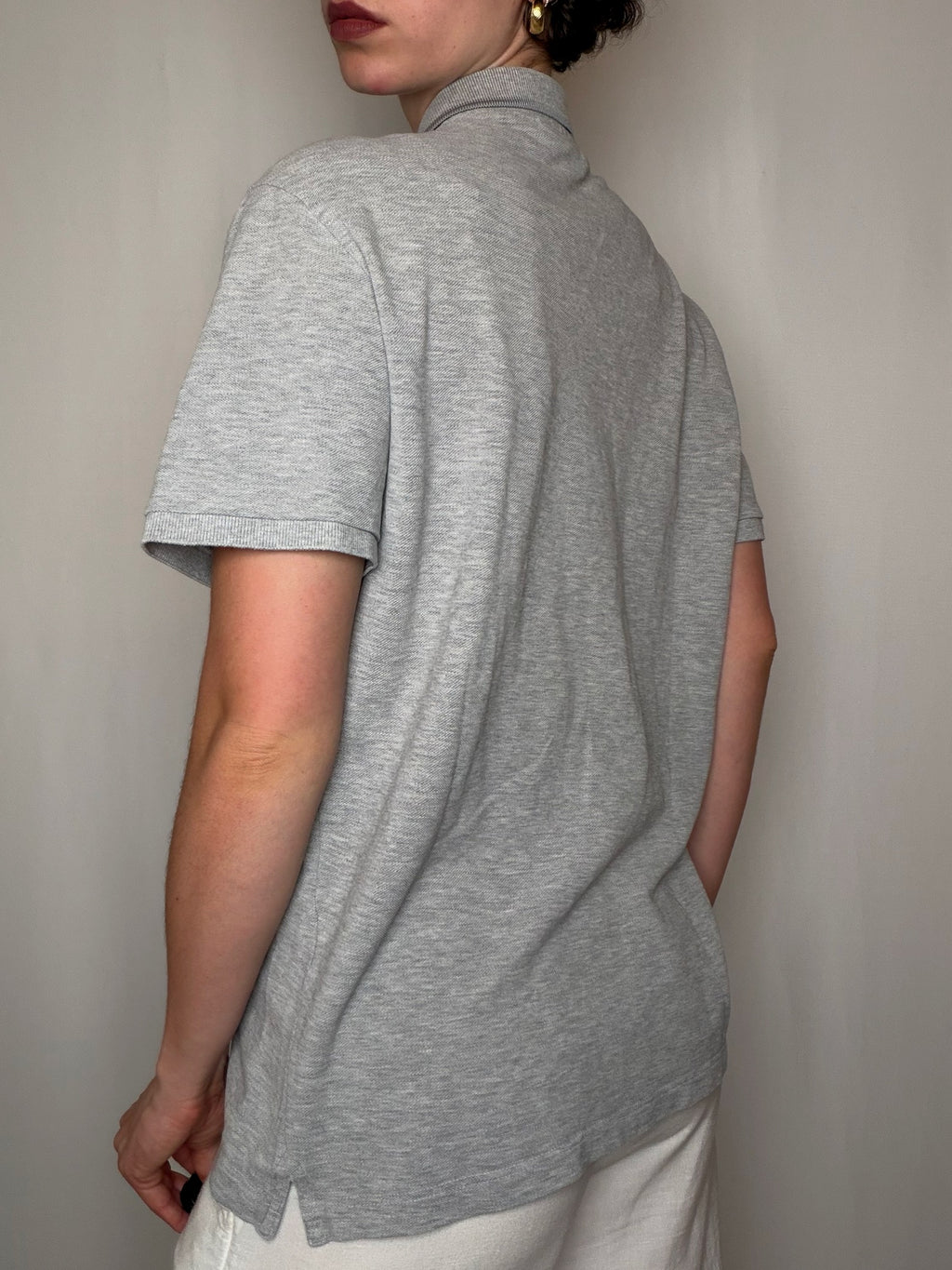 Polo Gris Lacoste XL vintage