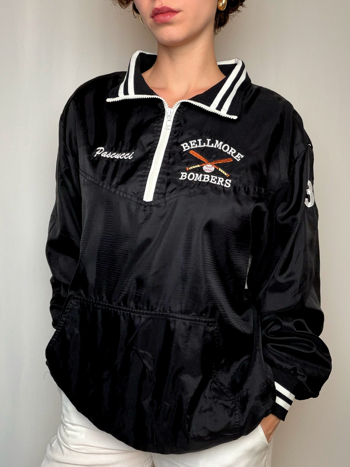 Bomber Noir Pascucci L vintage
