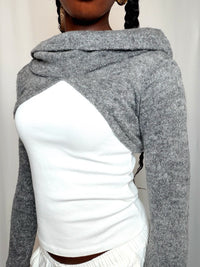 Bolero gris vintage