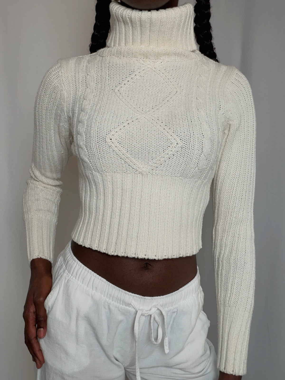 Pull Écru XS vintage