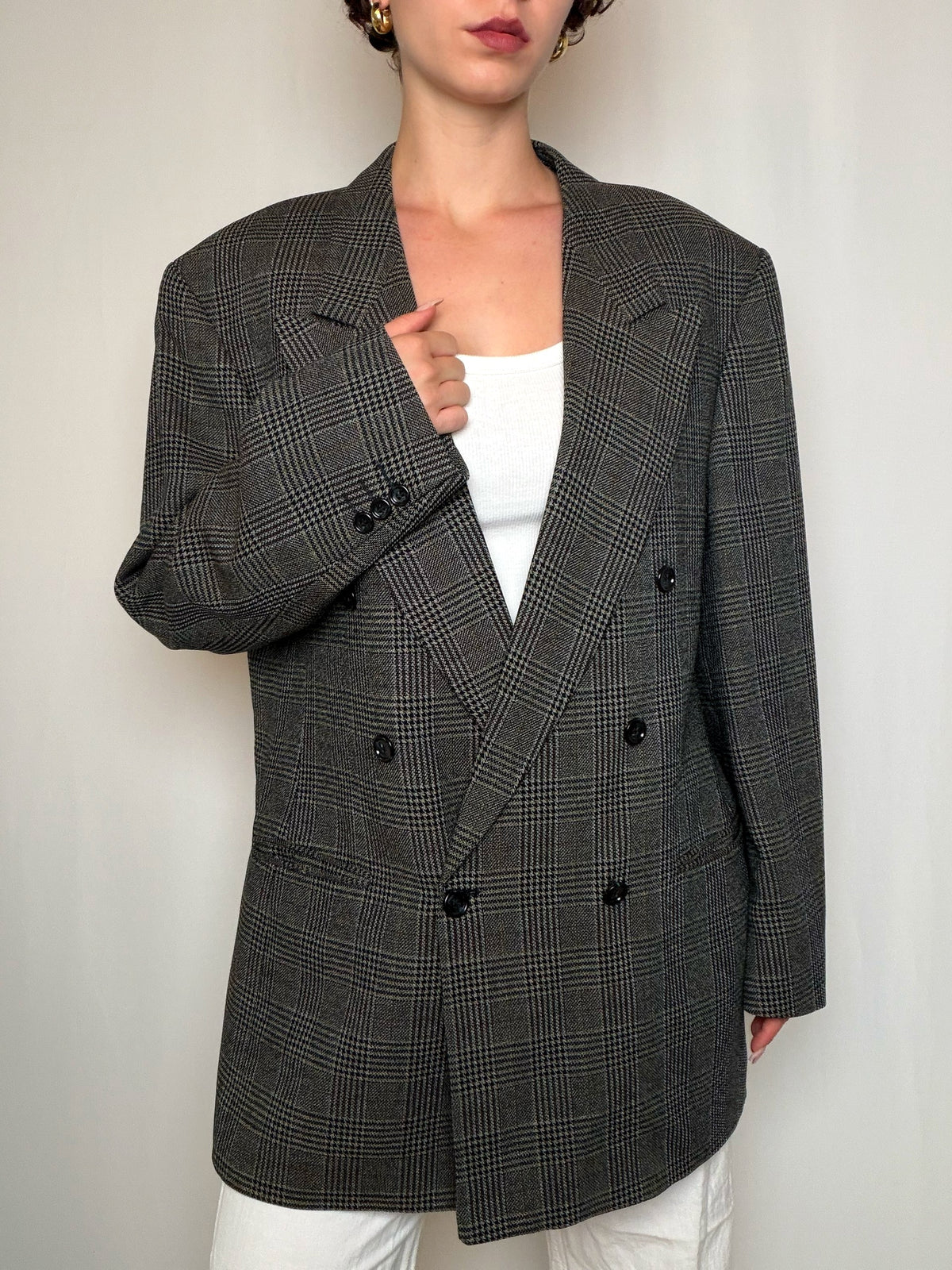 Blazer prince de galles XL vintage