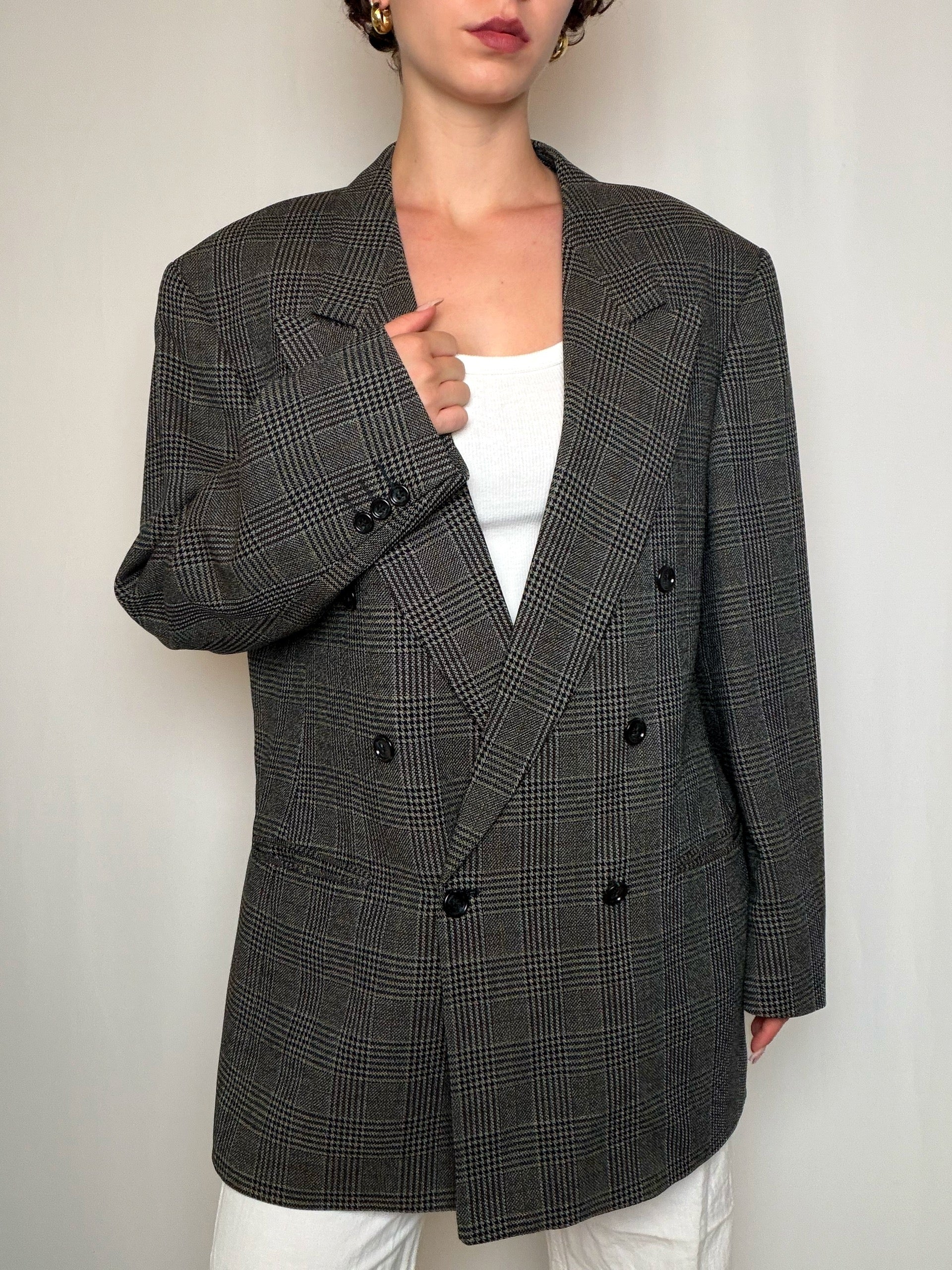 Blazer prince de galles XL vintage
