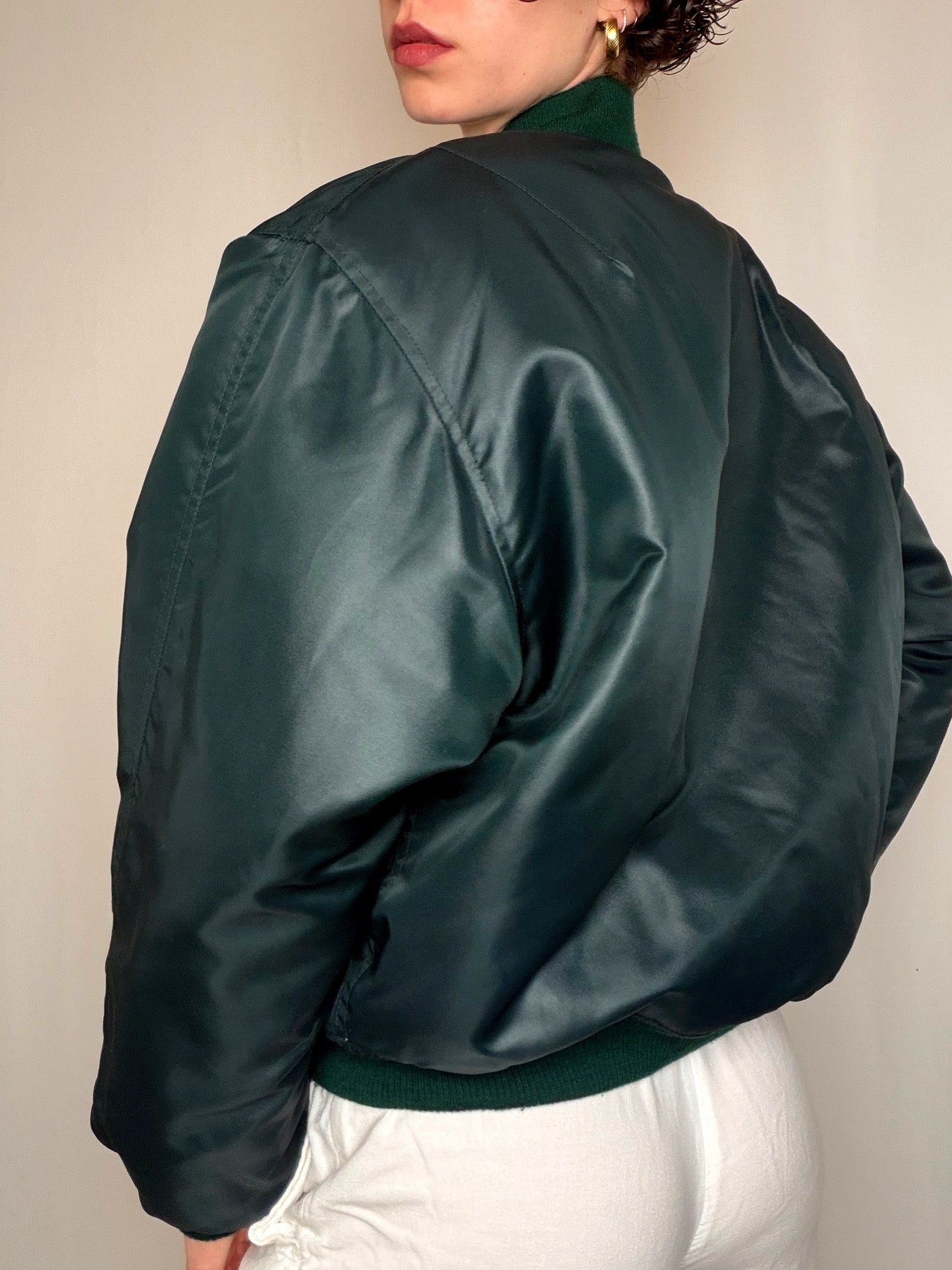 Bomber Vert Foncé M/L vintage