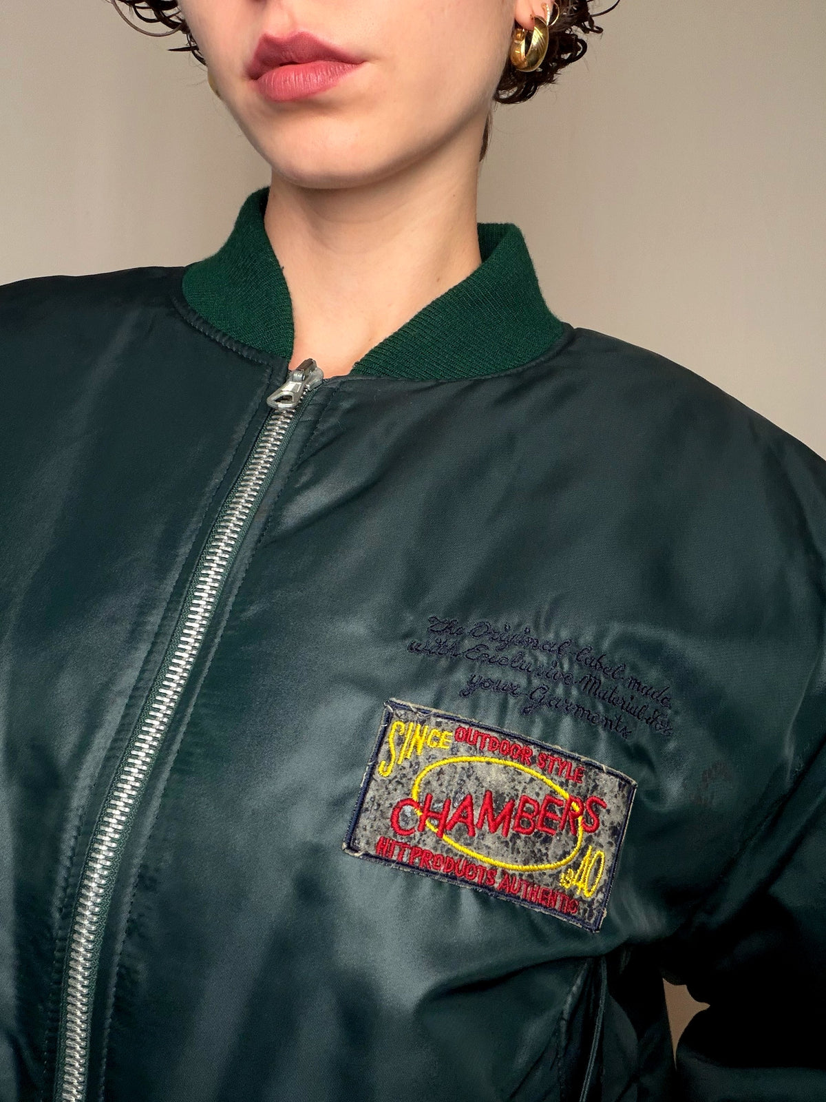 Bomber Vert Foncé M/L vintage