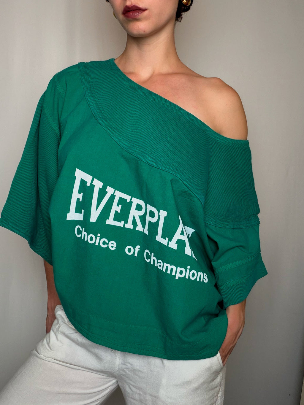 Sweat Green Everlast L vintage