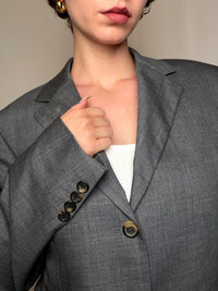 Blazer gris anthracite M vintage