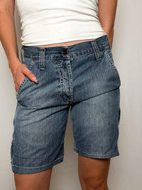 Short en jean bleu Carhartt M/L vintage