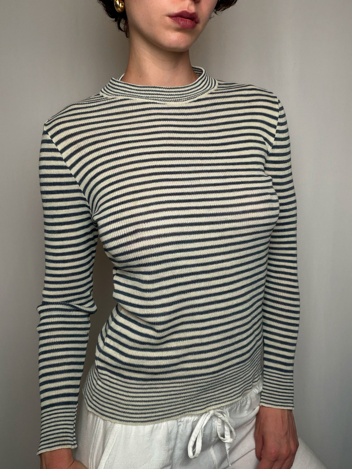 Pull rayé M/L vintage