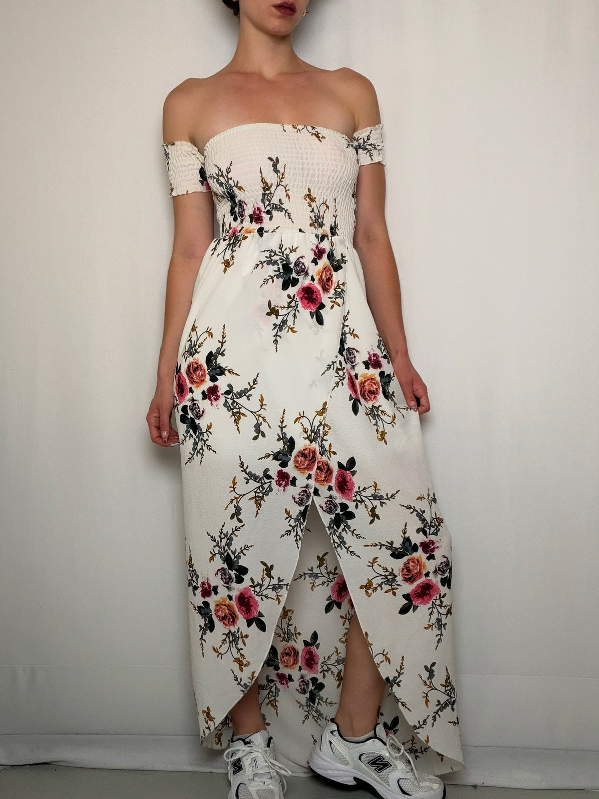 Robe imprimée M vintage