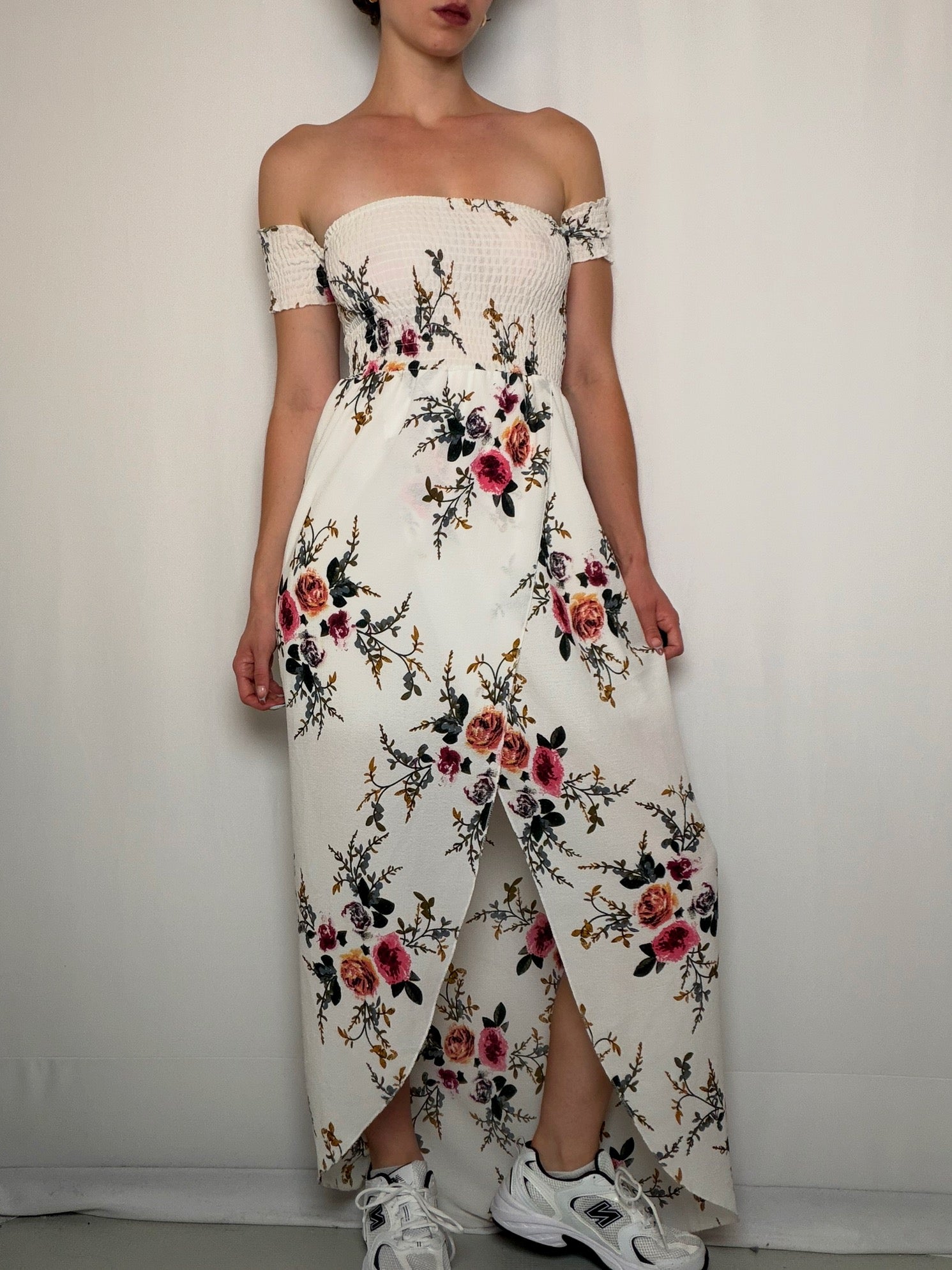Robe imprimée M vintage