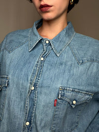 Chemise en jean bleu Levi's XL vintage