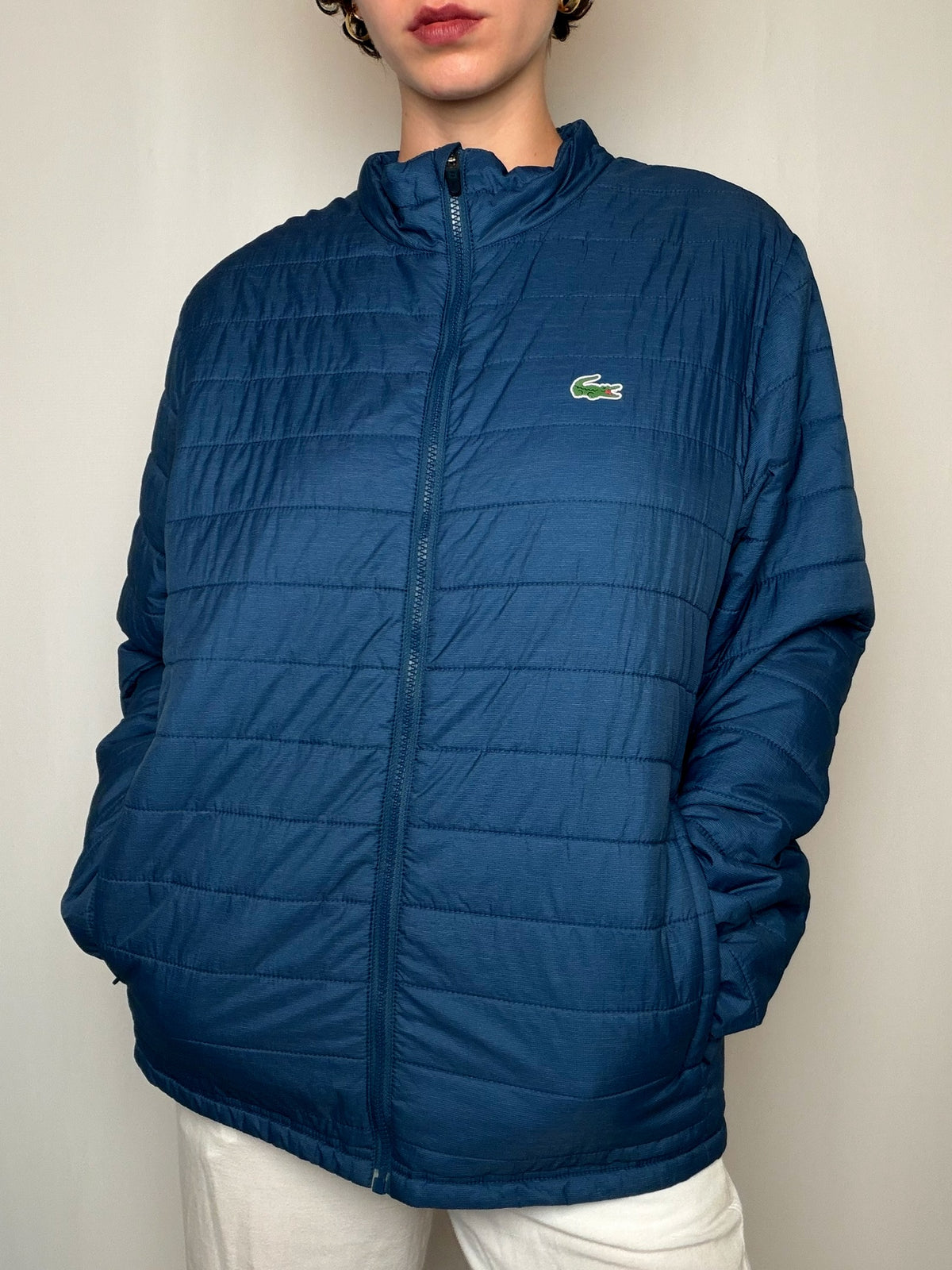 Jacket bleu Lacoste XL vintage