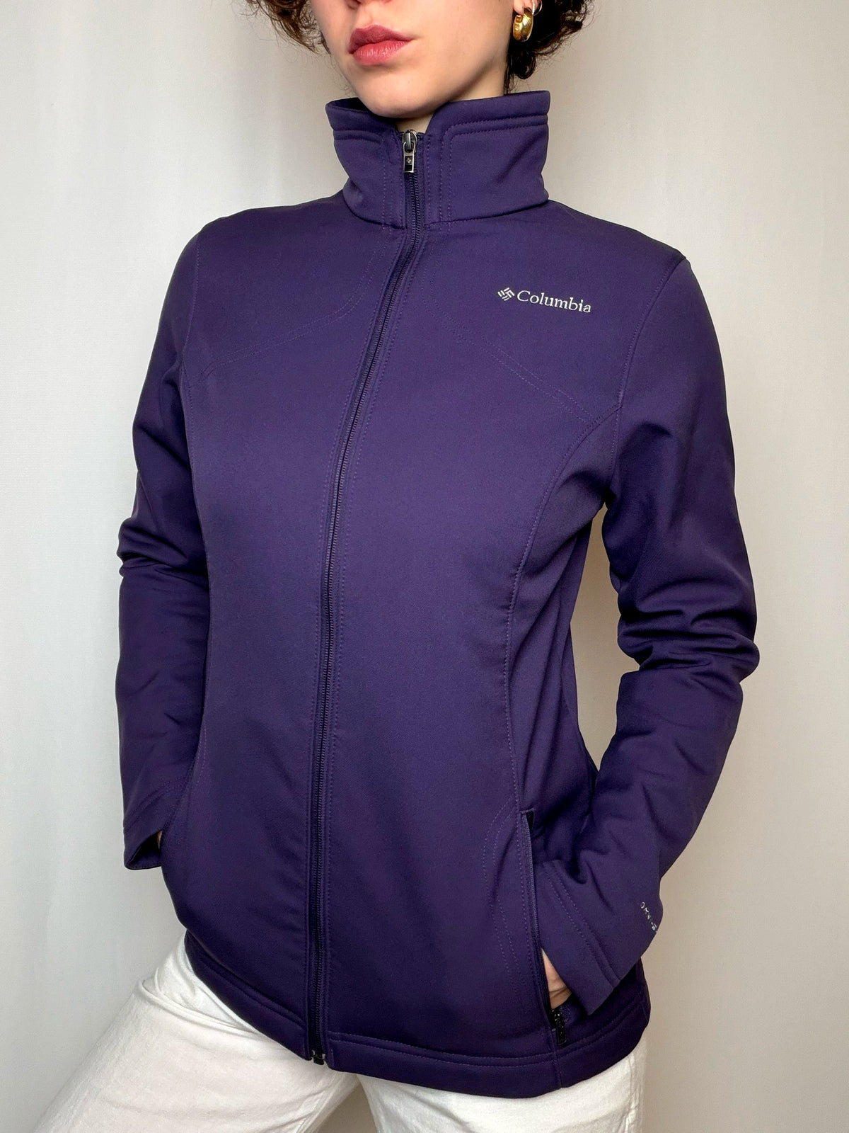 Jacket De Sport Violet Uni Columbia S vintage