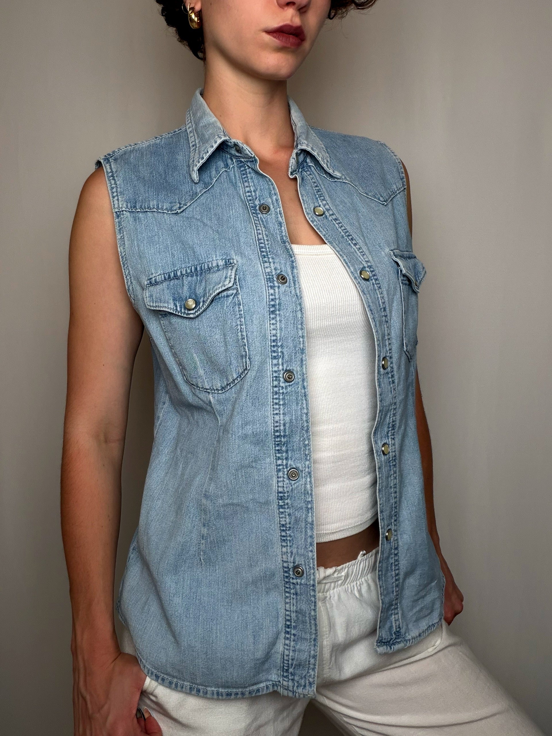 Jacket De Sport Light Blue Denim Levi's S vintage