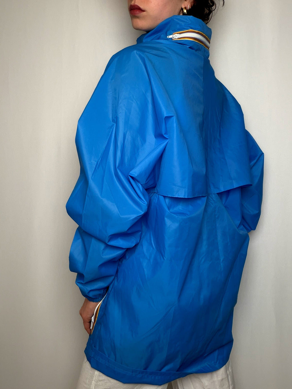 imperméable bleu XL vintage
