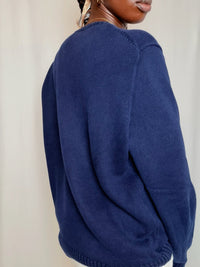 Pull marine Lacoste L vintage