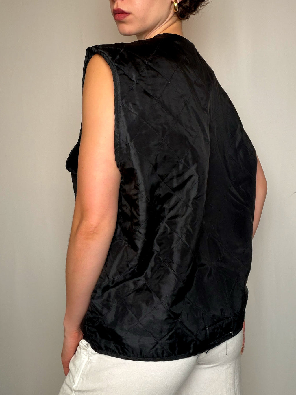 Gilet matelassé Noir Mascot XL vintage