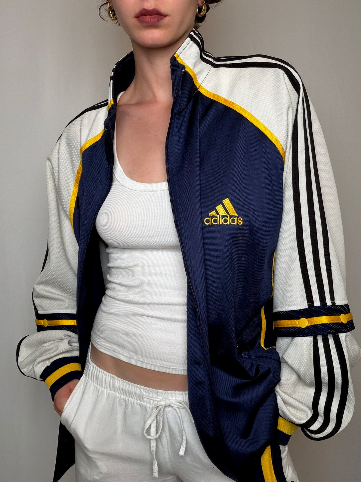 Jacket de sport tricolore Adidas XL vintage