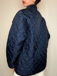 Matelassée Bleu Marine M/L vintage