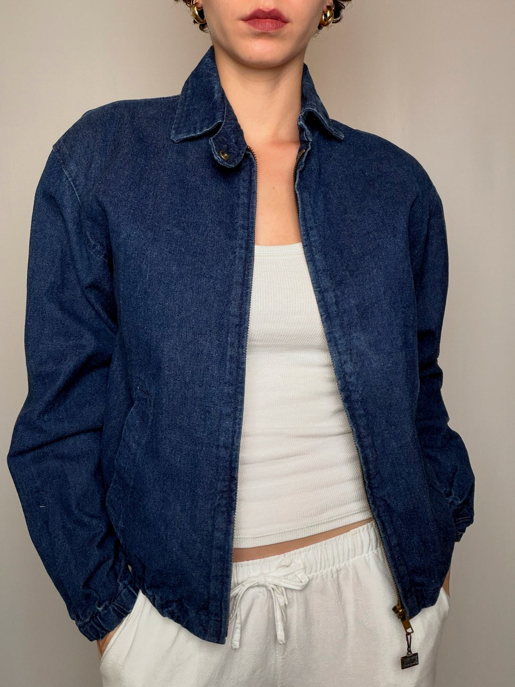 Veste en jean Bleu jean S vintage