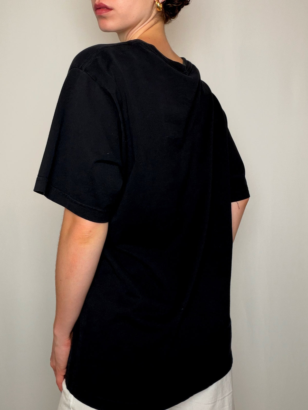 T-shirt Black Adidas L vintage