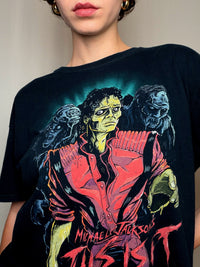 Tshirt Mickael Jackson noir XL vintage