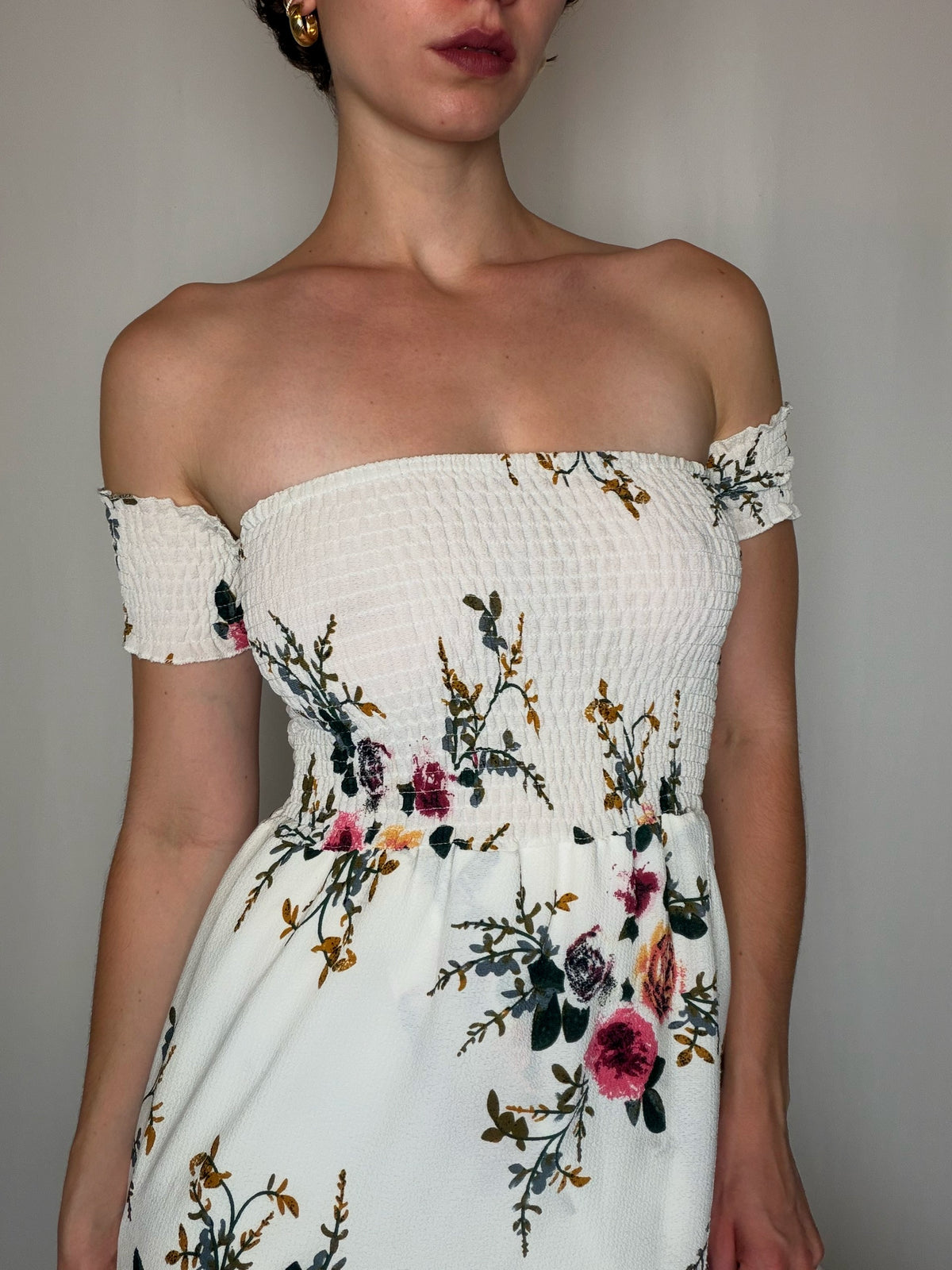 Robe imprimée M vintage