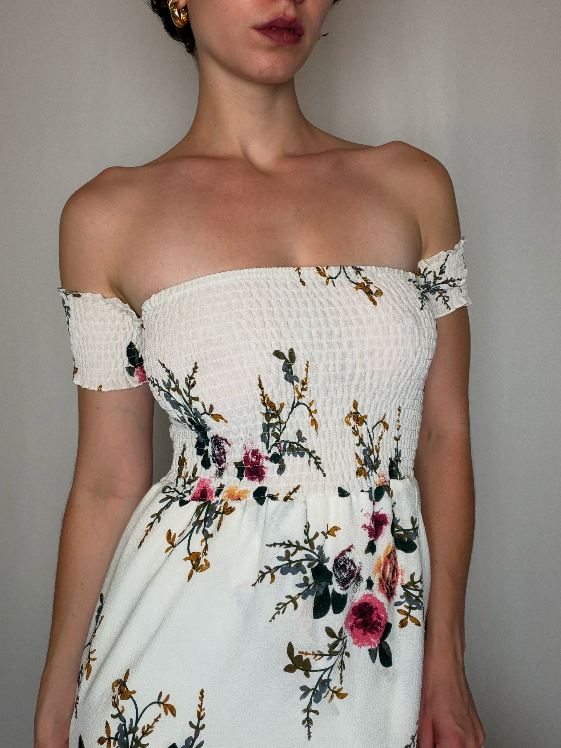 Robe imprimée M vintage