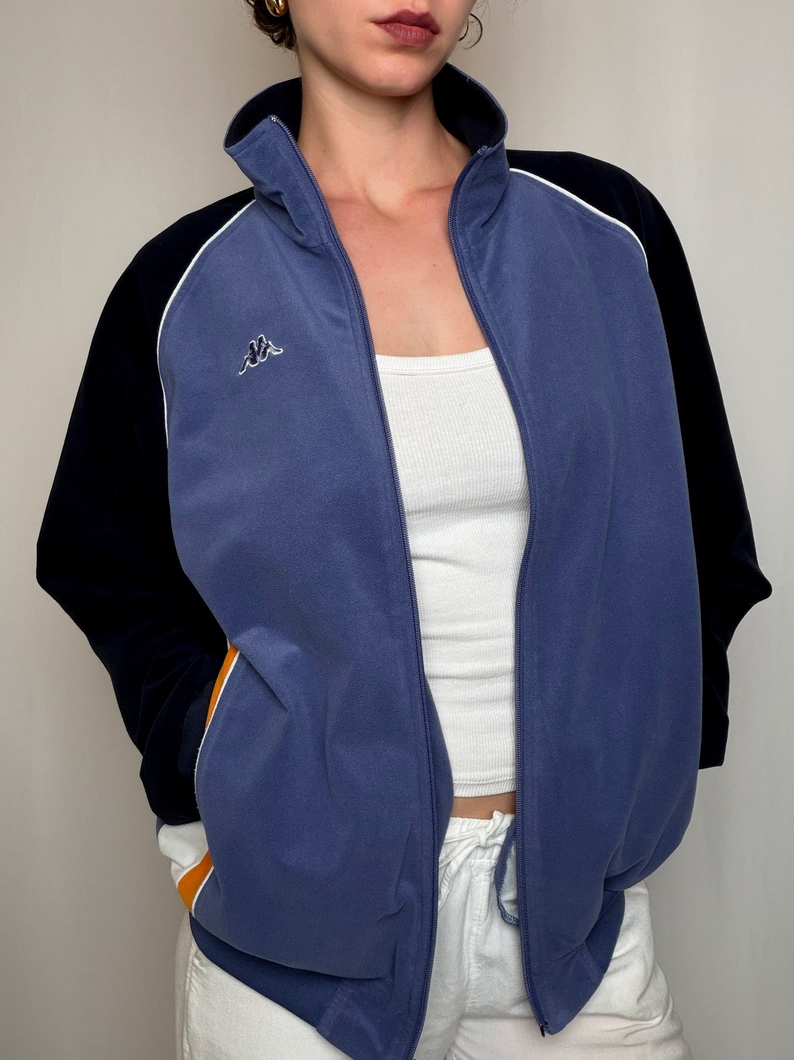 Jacket de sport bleu Kappa M vintage
