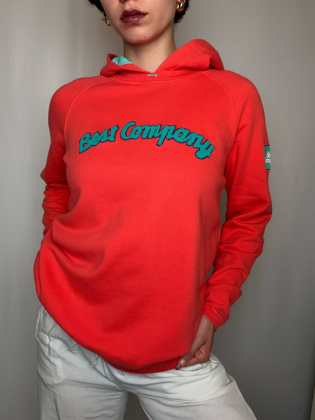 Sweat Red Best compagny M vintage