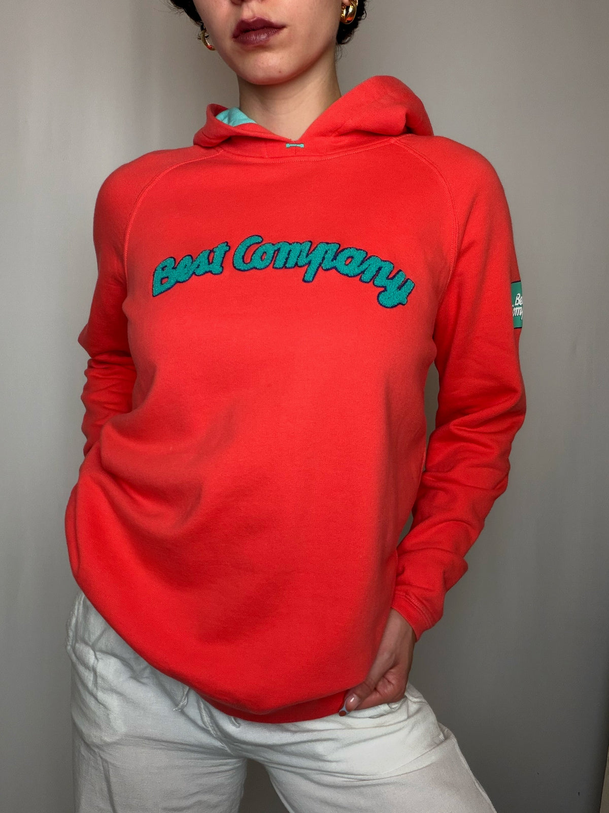 Sweat Red Best compagny M vintage