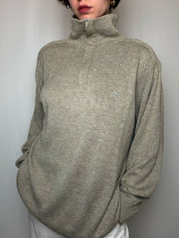 Pull camioneur beige Lacoste XL vintage
