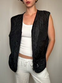 Gilet matelassé Noir Mascot XL vintage