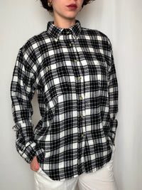 Chemise en flannelle à carreaux M vintage