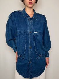Veste en jean Blue S vintage