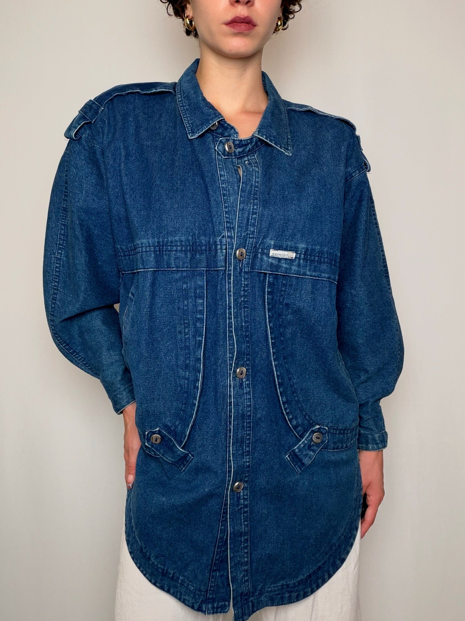 Veste en jean Blue S vintage
