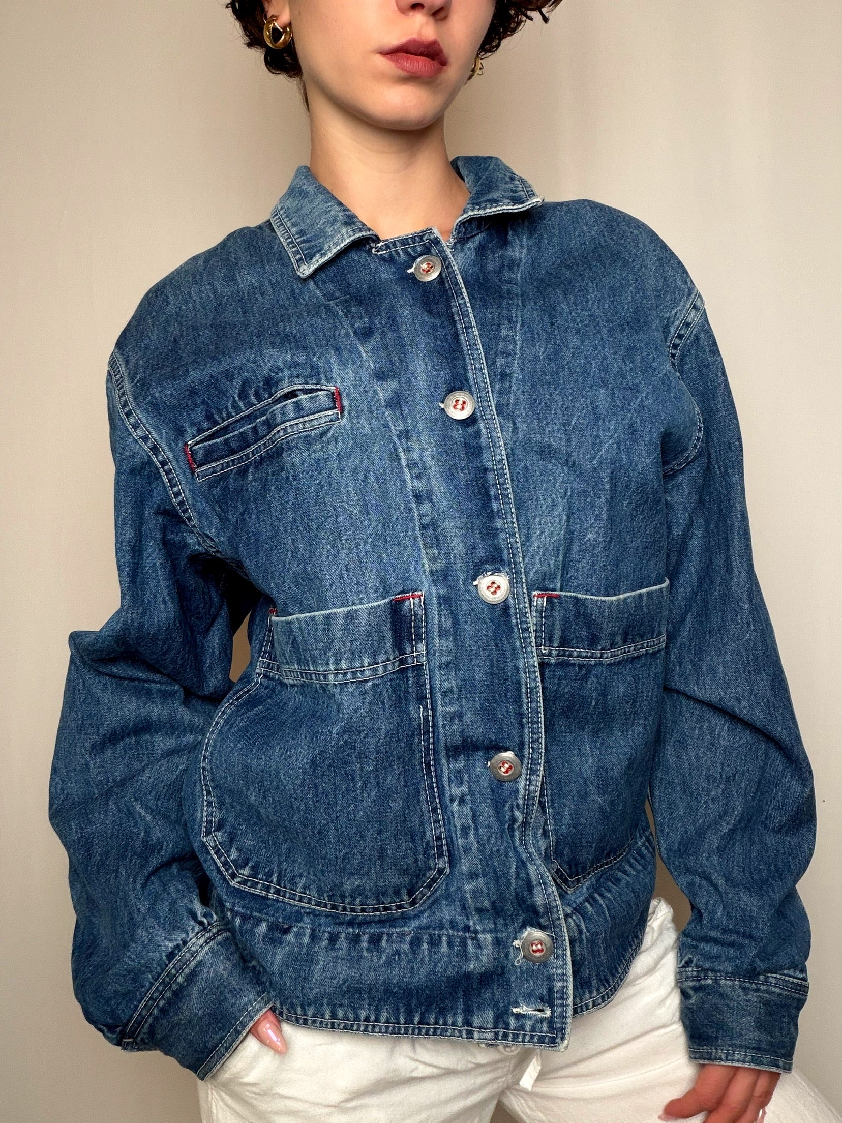Jacket en denim bleu L vintage