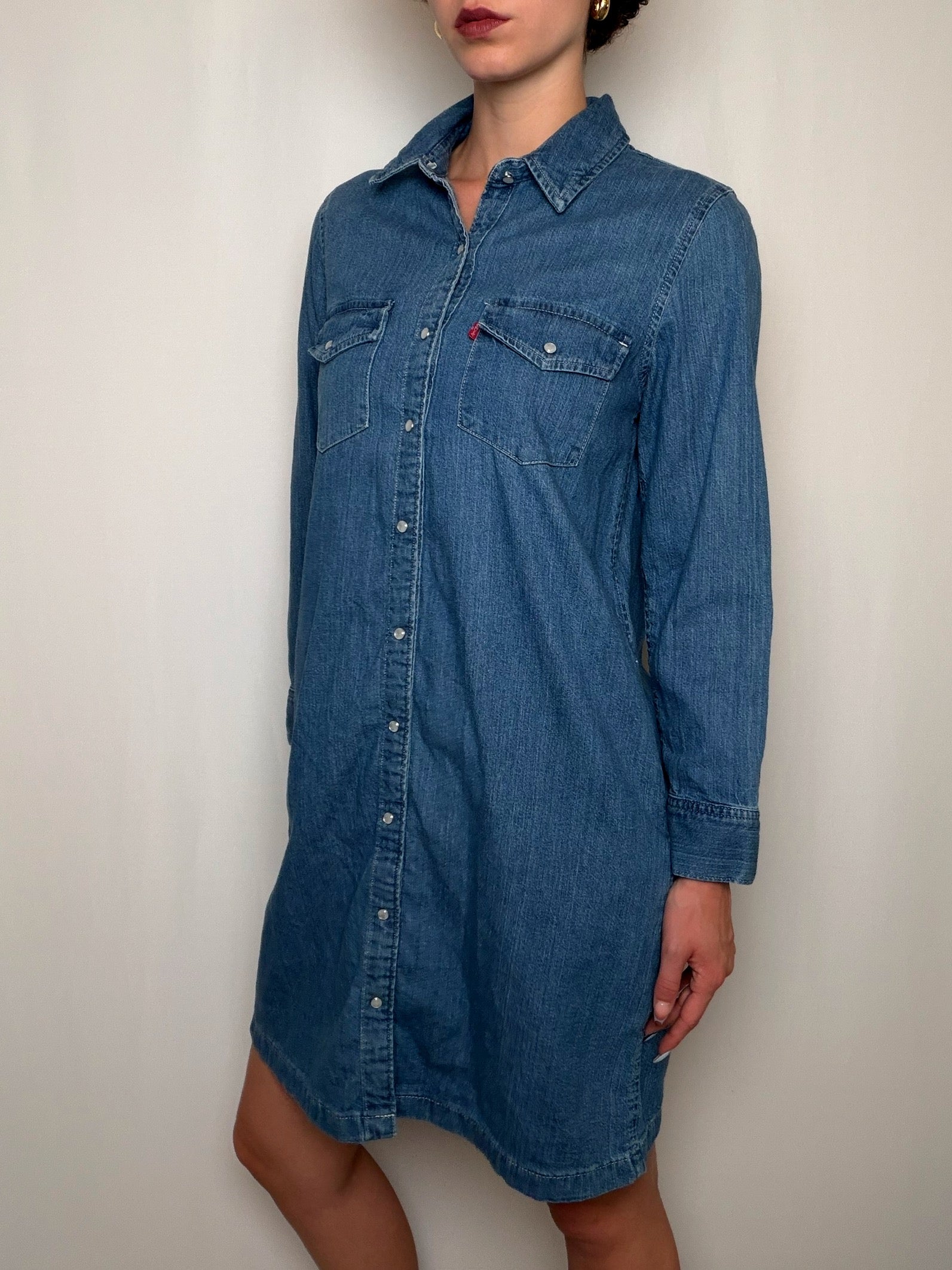 Robe en jean bleu Levi's S vintage