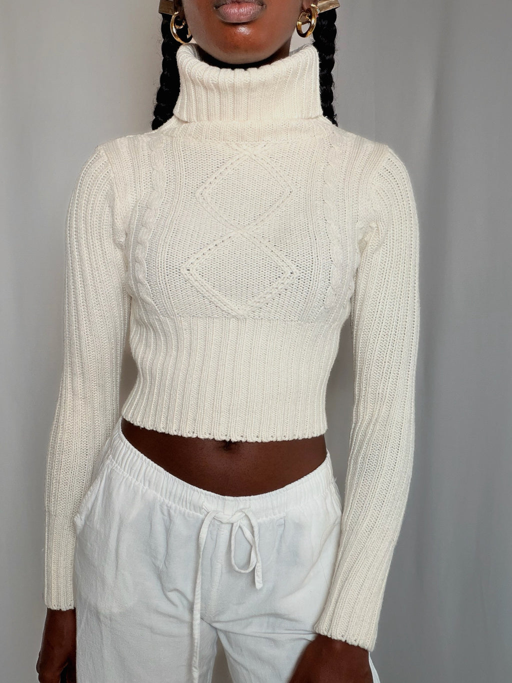 Pull Écru XS vintage