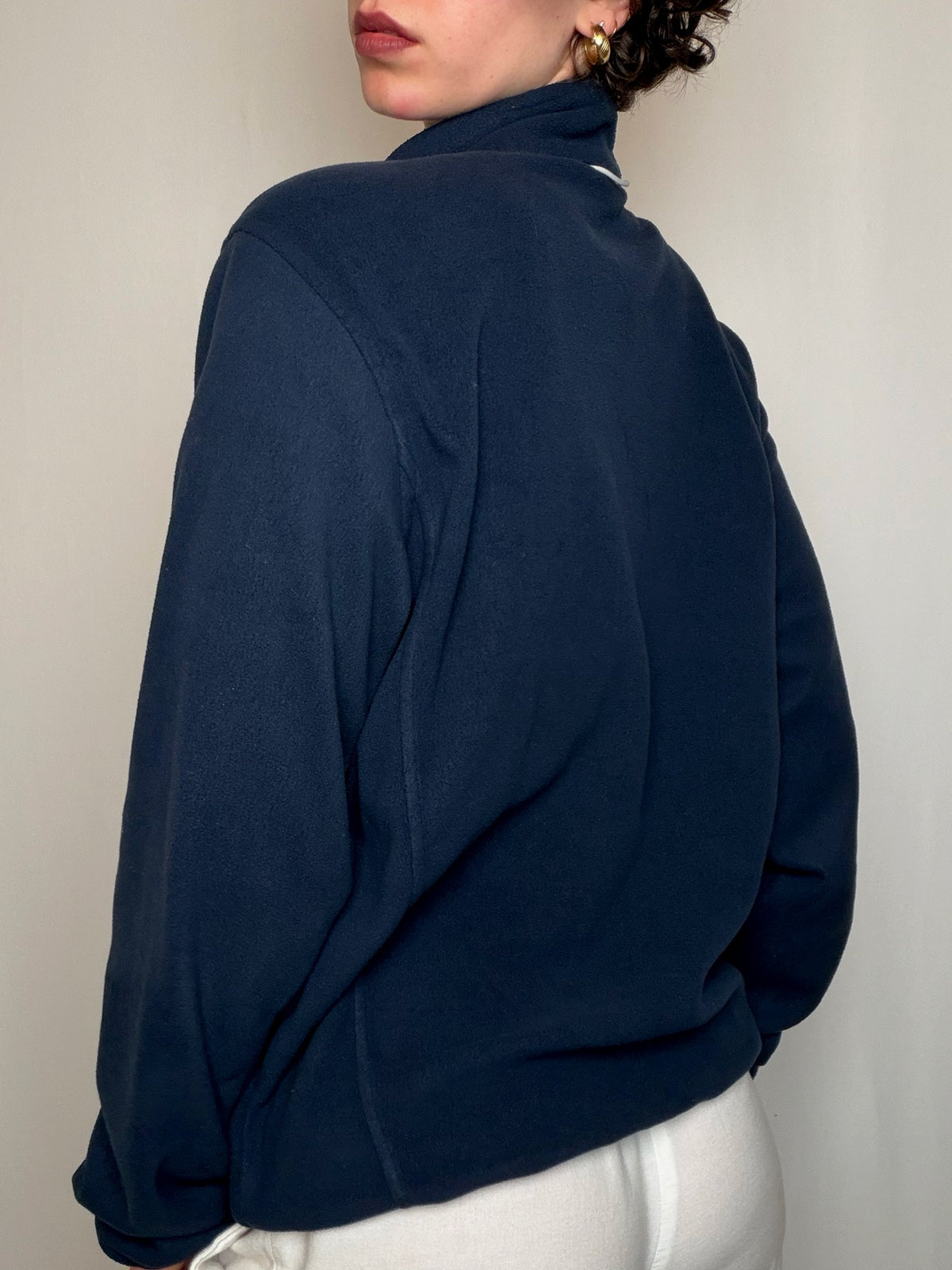 Jacket de sport polaire marine The North Face S vintage