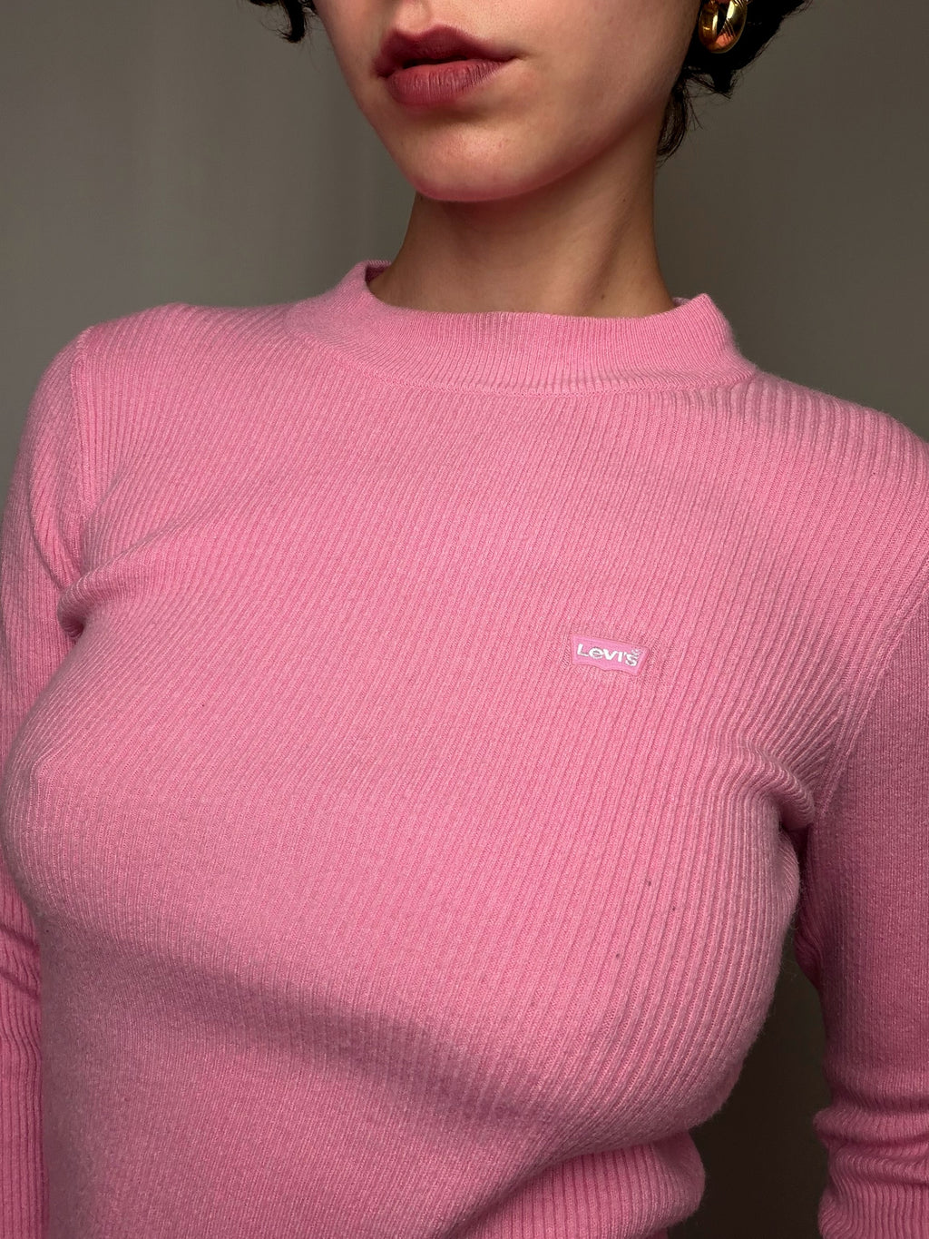 Pull cotelé Rose Levi's S vintage