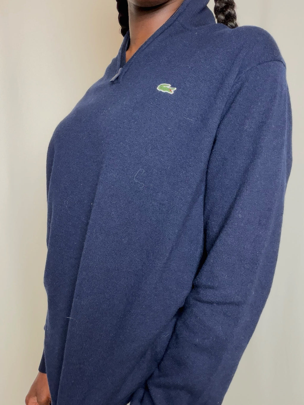 Pull marine Lacoste L vintage
