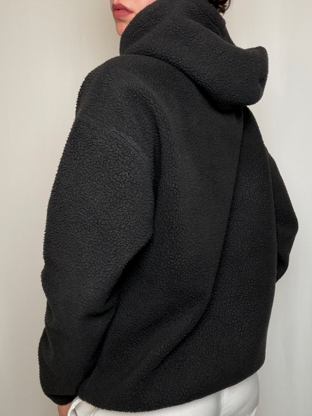 Polaire épaisse noire Levi's S vintage