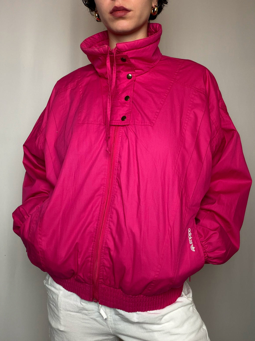 Jacket Fuchsia Adidas L vintage