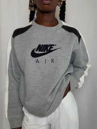 Sweat Gris Chiné Nike M vintage