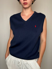 Pull marine Ralph Lauren M vintage