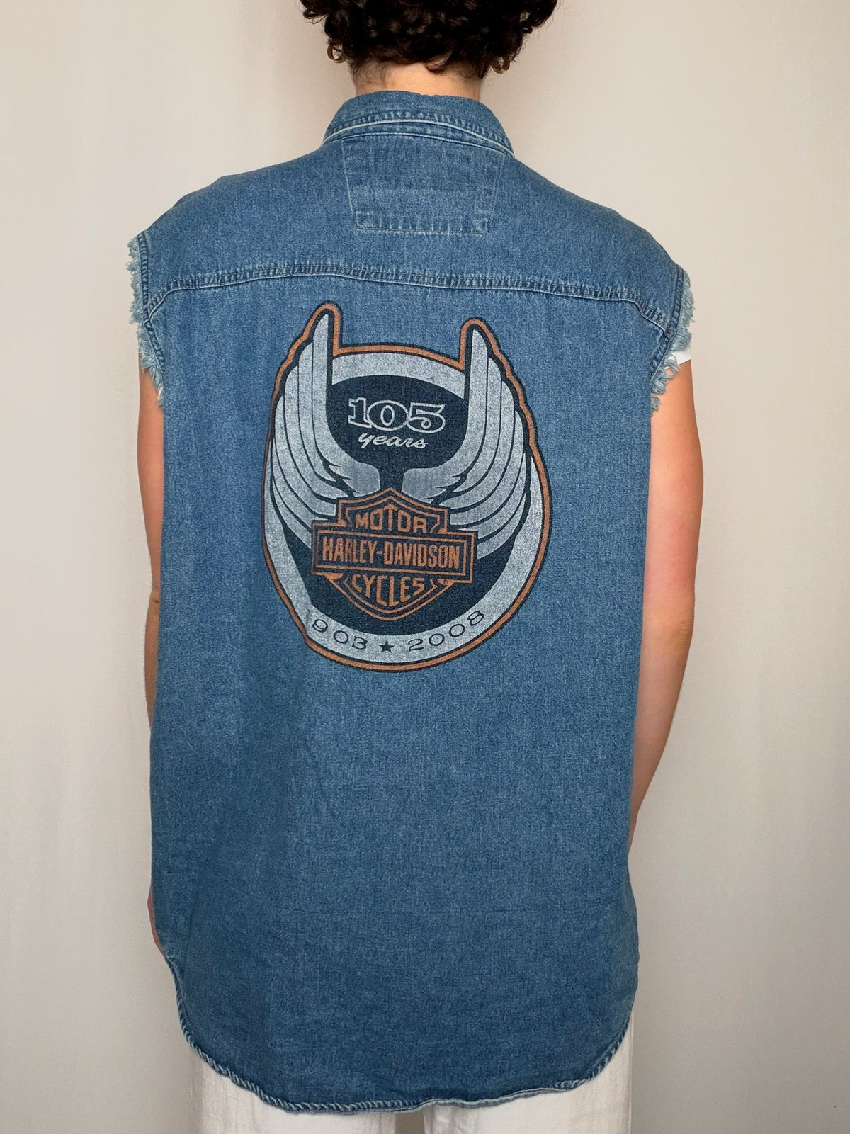 Chemise en jean Bleu Harley-davidson XL vintage