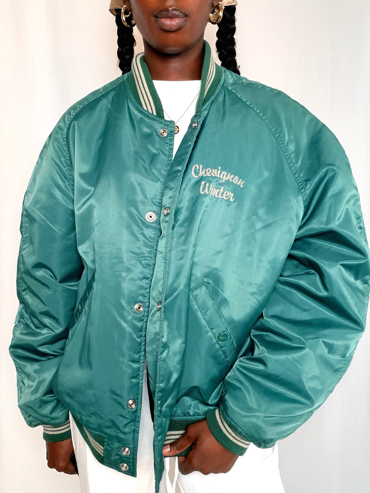Bomber vert Chevignon XXL vintage