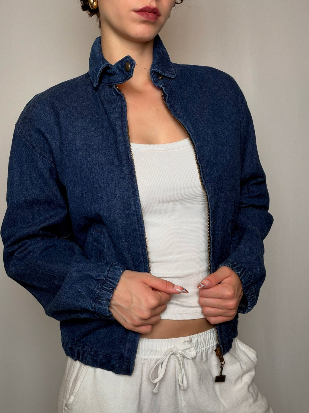 Veste en jean Bleu jean S vintage