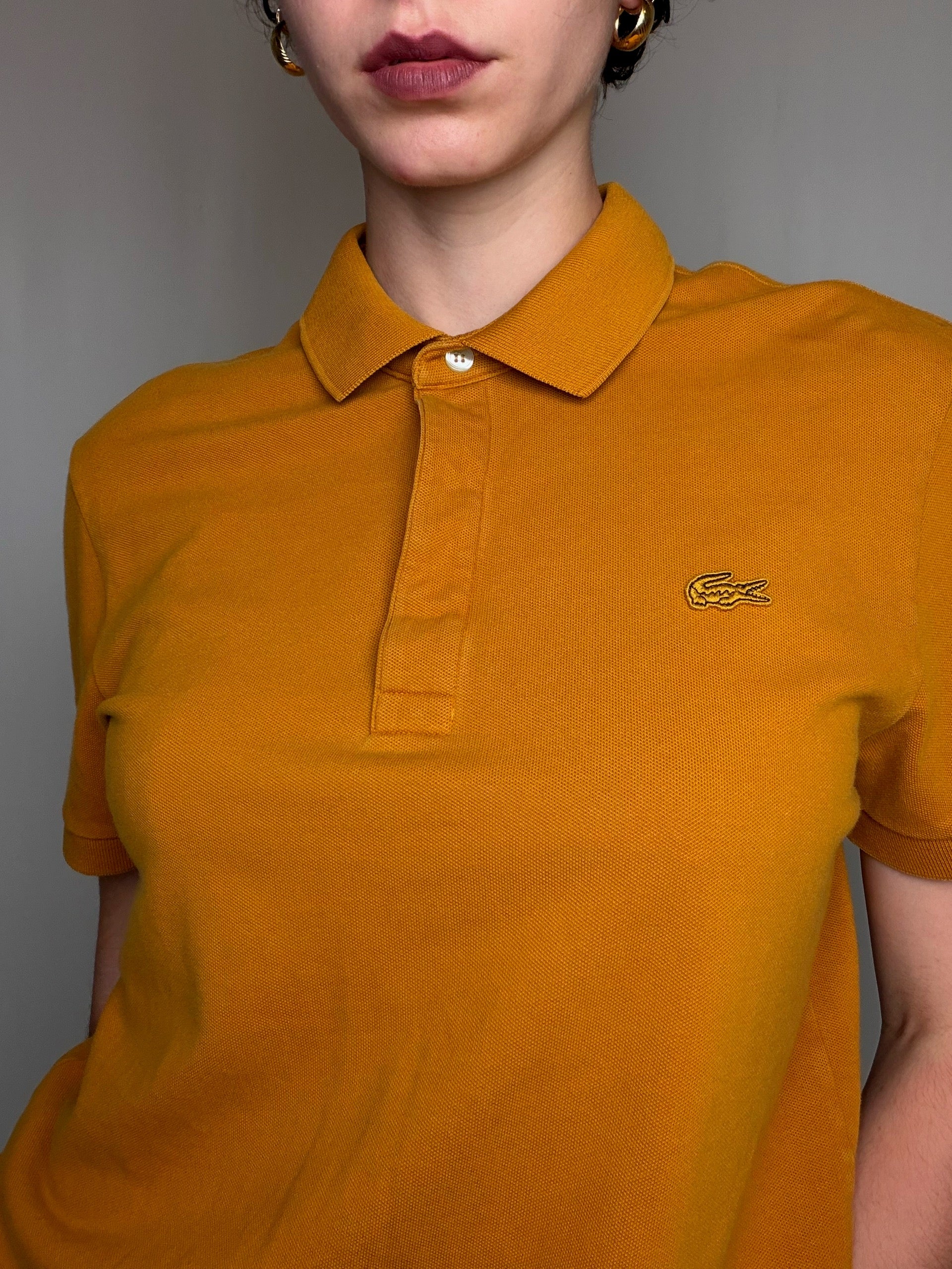 Polo Moutarde Lacoste M vintage